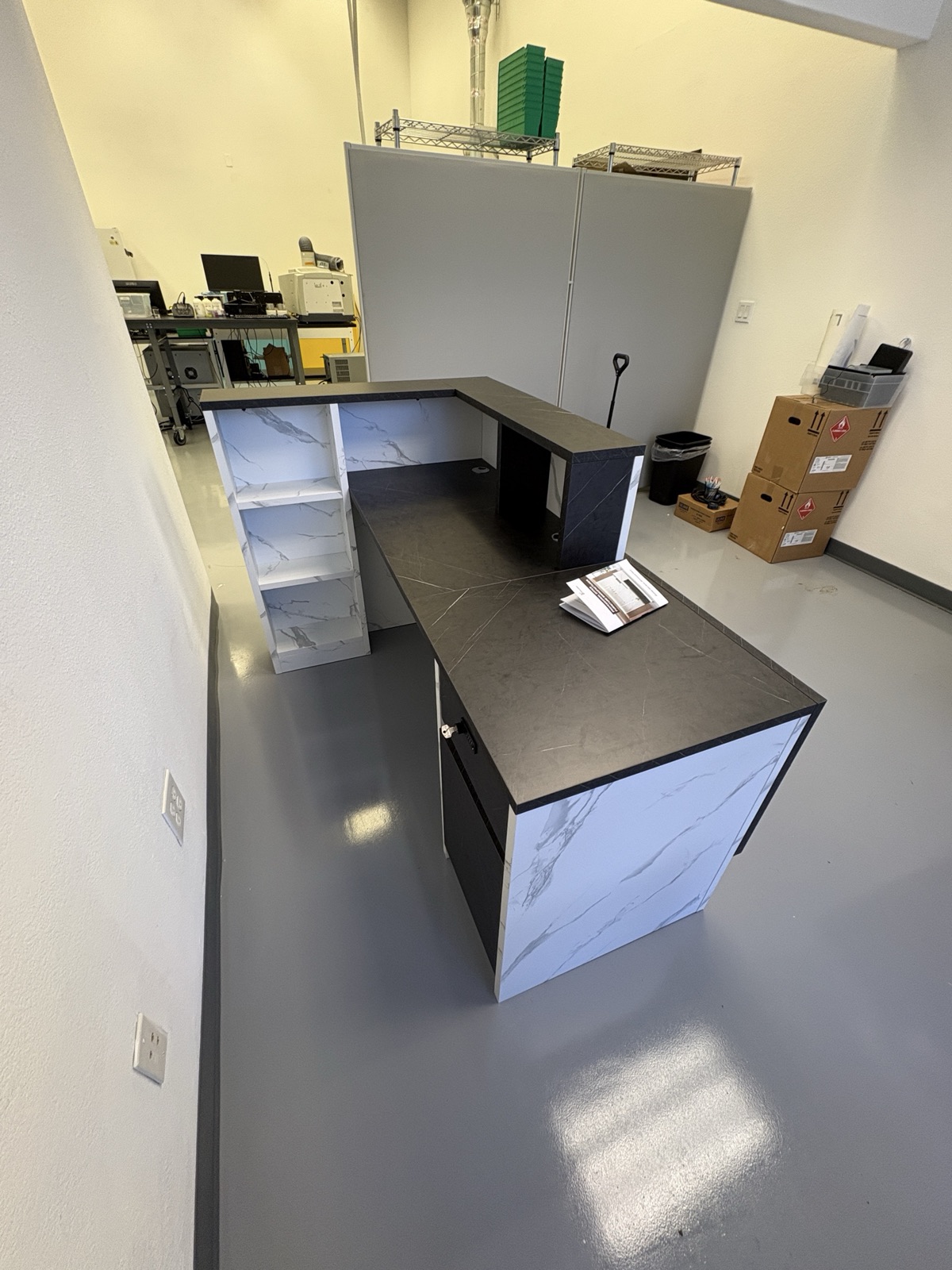 Reception Desk Assembly and Installation photo 2