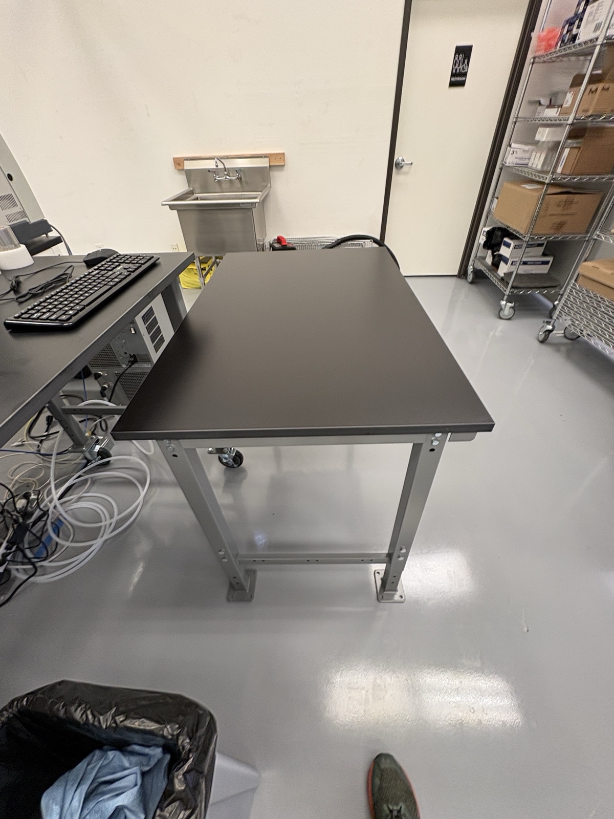 Steel Frame Lab Workbench Assembly photo 1