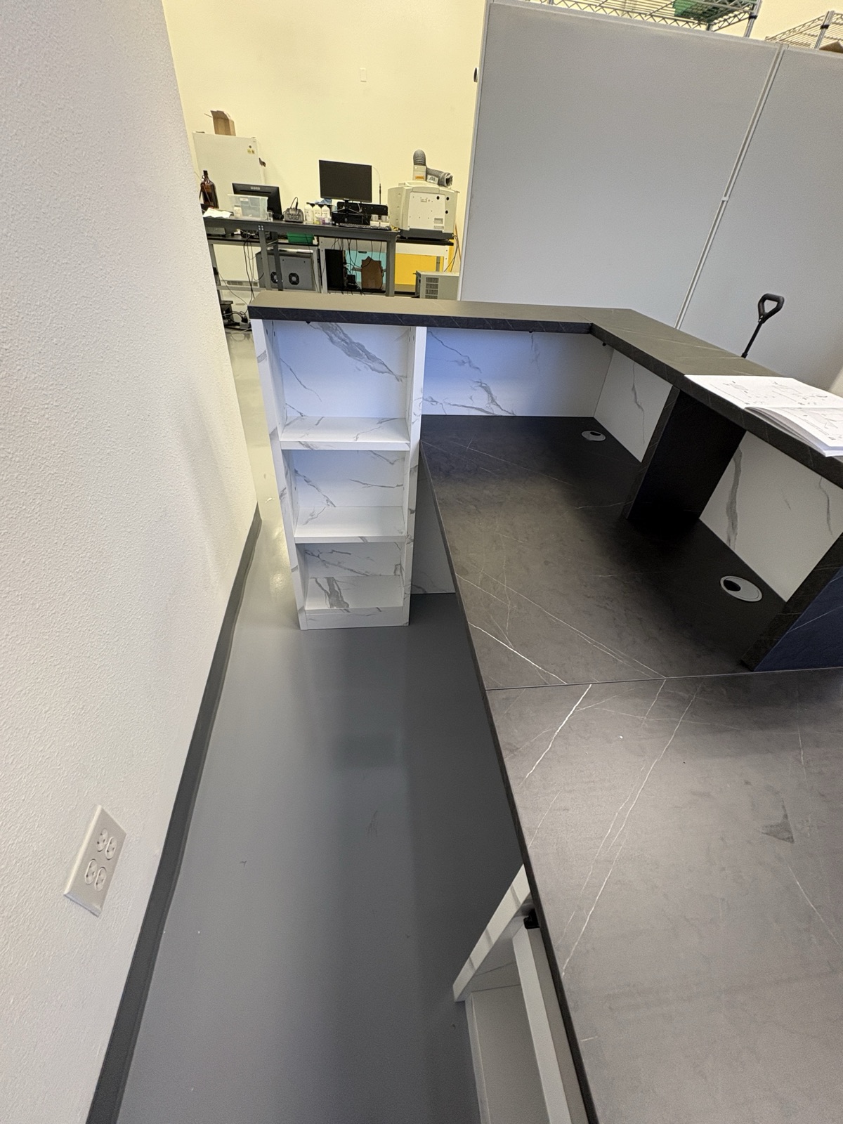 Reception Desk Assembly and Installation photo 5