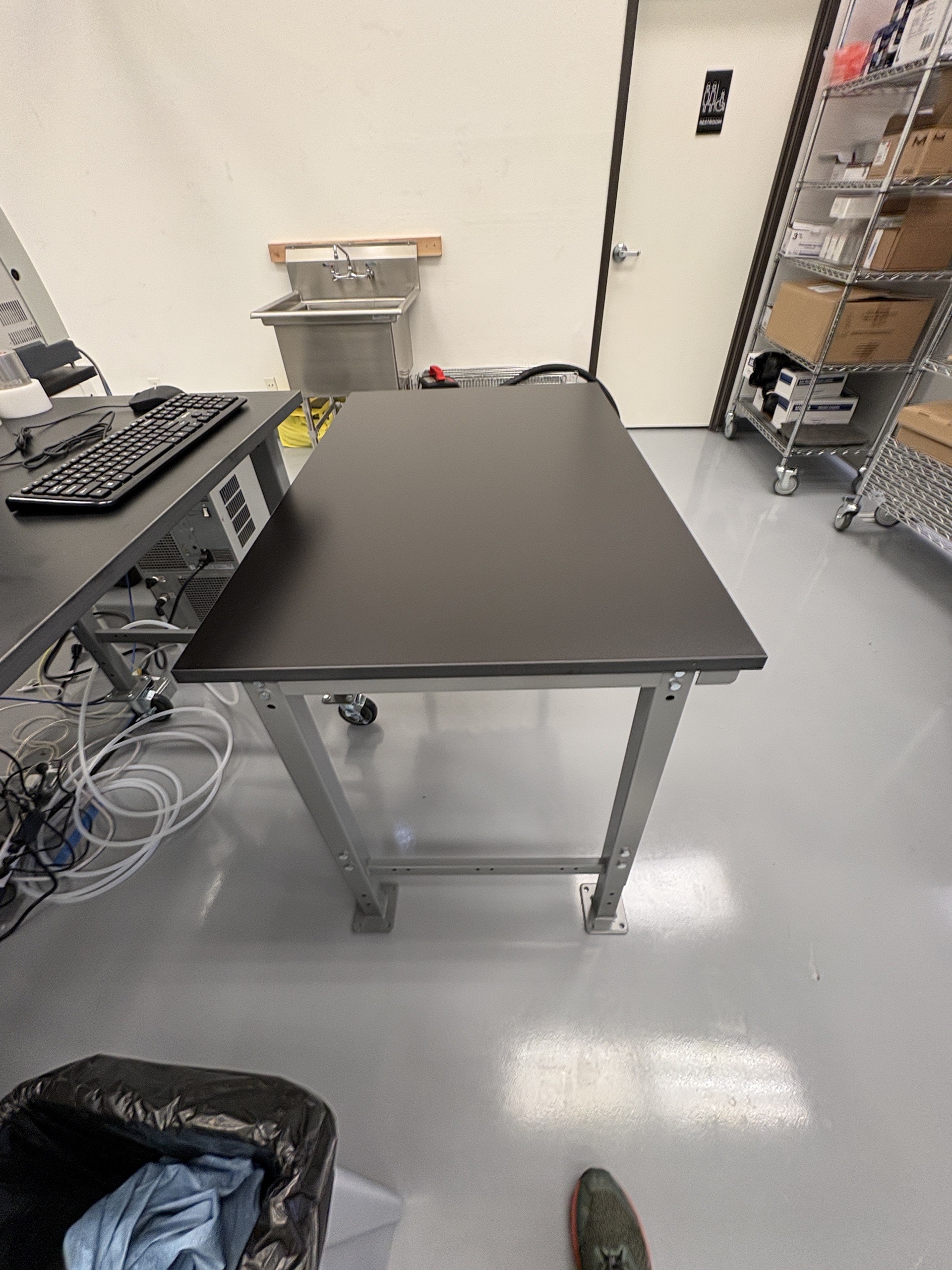Steel Frame Lab Workbench Assembly
