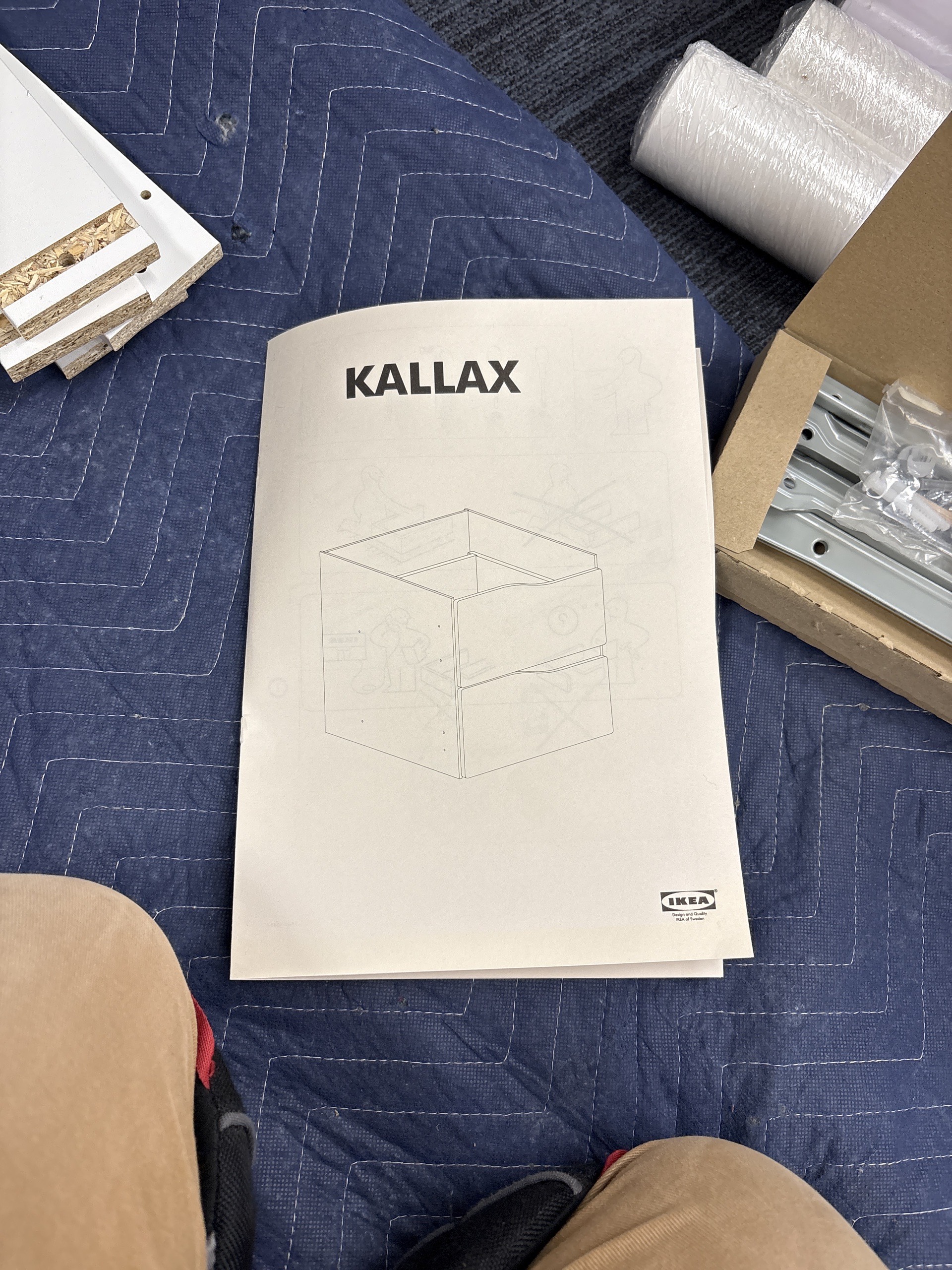 Kallax Storage Unit Assembly Preparation